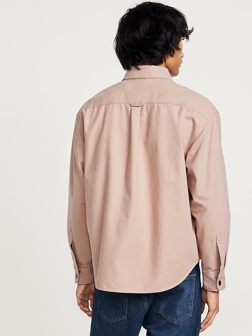 Image number 2 showing, Oversized Canvas Workwear Shacket