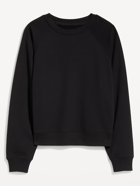 SoComfy Oversized Raglan Sweatshirt - Black Jack