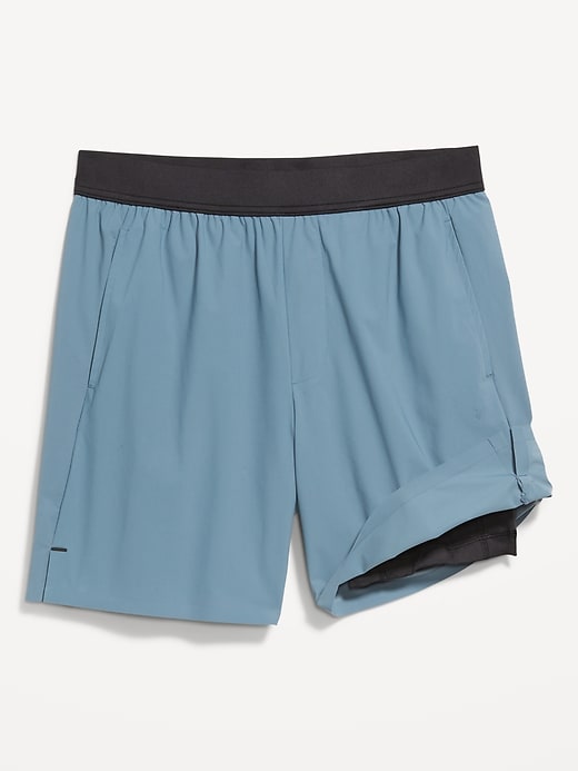 L'image numéro 2 présente Short ProGym doublé, entrejambe de 18 cm