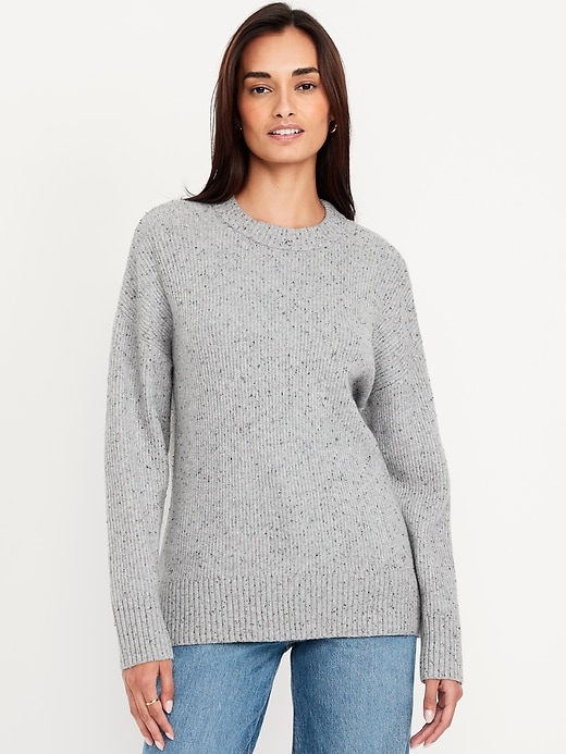 Image number 1 showing, SoSoft Crew-Neck Tunic Sweater