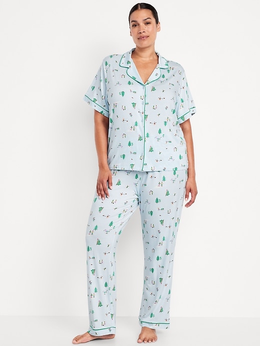 Image number 7 showing, Sunday Sleep Knit Jersey Pant Set