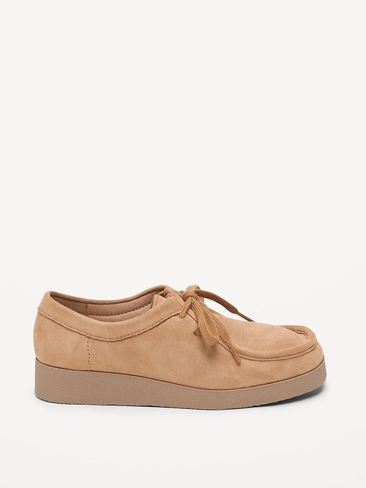 Image number 3 showing, Faux-Suede Derby Boots for Women