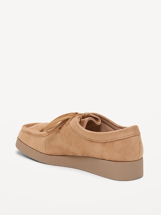 Image number 4 showing, Faux-Suede Derby Boots for Women