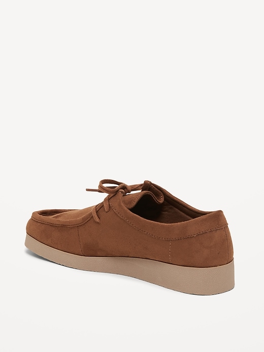 Image number 4 showing, Faux-Suede Derby Boots for Women