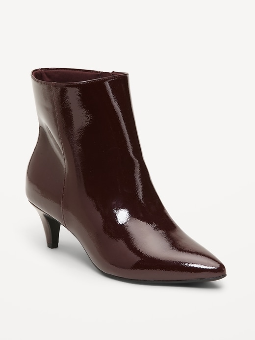 Image number 1 showing, Kitten Heel Booties for Women