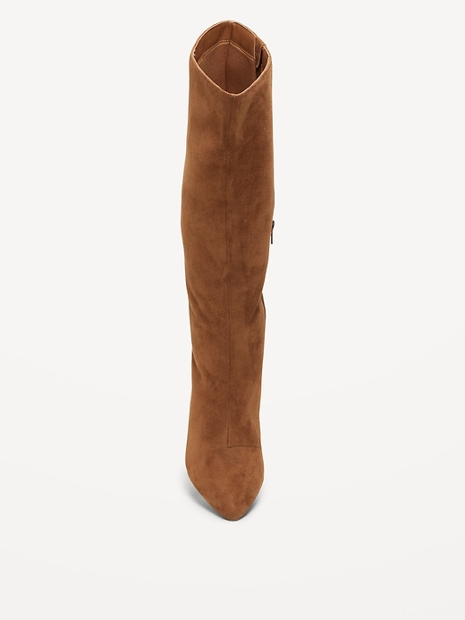 Image number 3 showing, Tall Kitten Heel Boots for Women