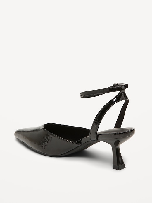 Image number 5 showing, Patent Leather Kitten Heels for Women
