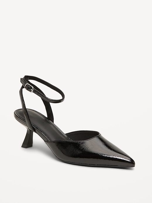 Image number 1 showing, Patent Leather Kitten Heels for Women