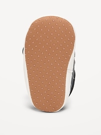 Image number 4 showing, Double Secure-Strap Faux-Leather Sneakers for Baby