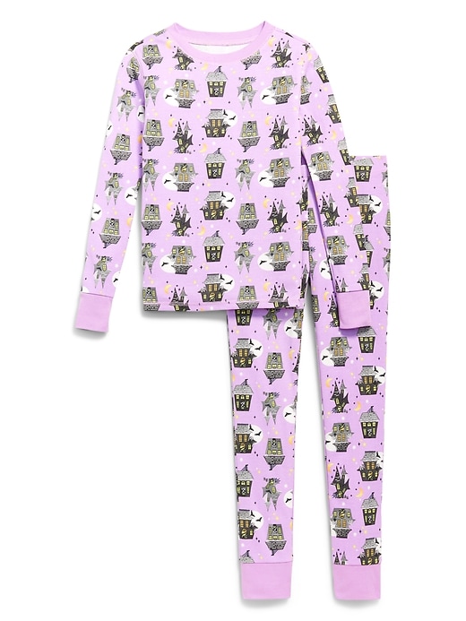 View large product image 2 of 3. Printed Snug-Fit Graphic Pajama Set for Girls
