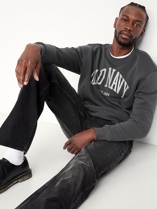 Image number 3 showing, Logo-Graphic Crew-Neck Sweatshirt