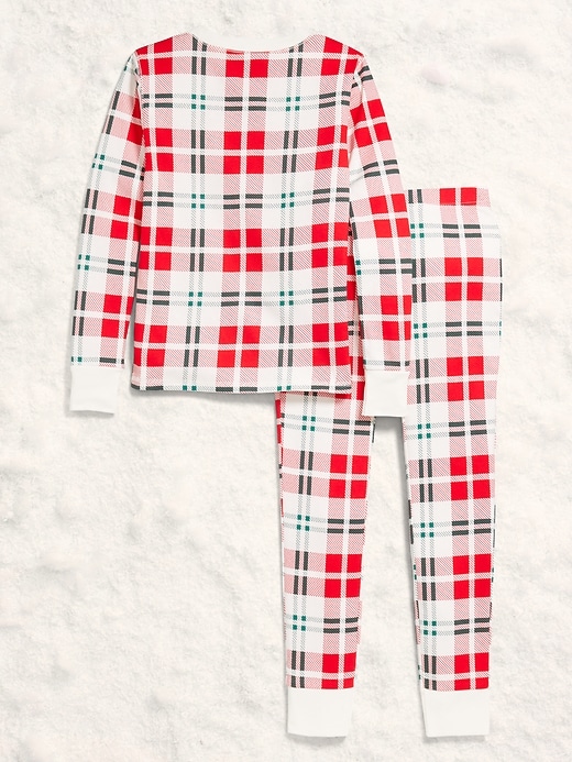 Image number 2 showing, Gender-Neutral Snug-Fit Graphic Pajama Set for Kids