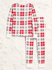 Image number 2 showing, Gender-Neutral Snug-Fit Graphic Pajama Set for Kids