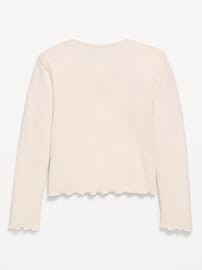 L'image numéro 2 présente T-shirt UltraConfo à manches longues et à imprimé pour fille