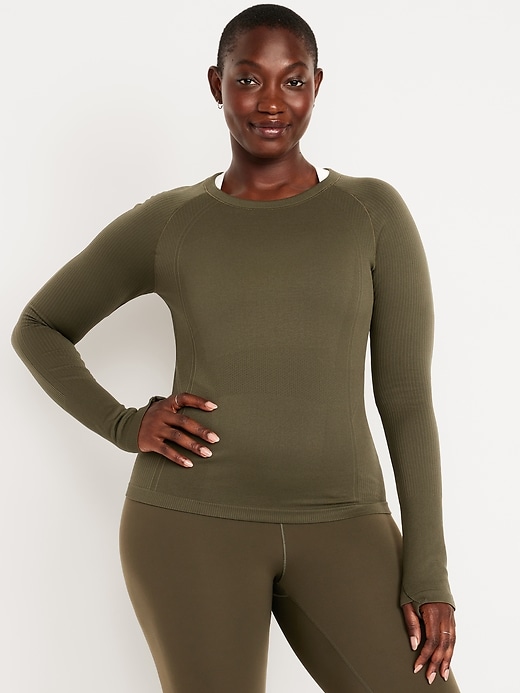 Image number 3 showing, Fluid Seamless Fitted Top