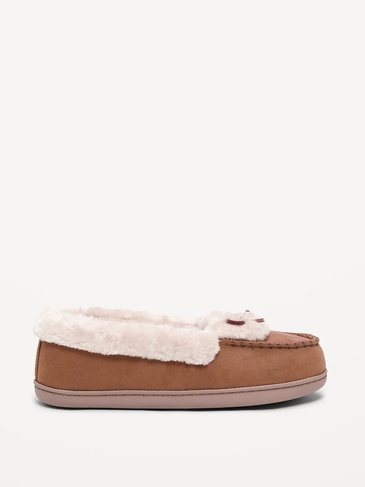 Image number 4 showing, Cozy-Lined Moccasin Slippers for Women