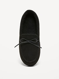 Image number 2 showing, Faux-Suede Sherpa-Lined Moccasins for Men