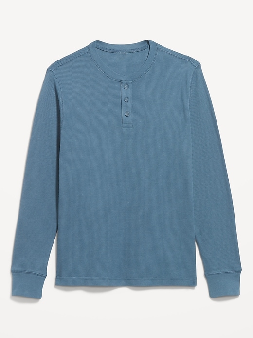 Image number 4 showing, Waffle Henley T-Shirt