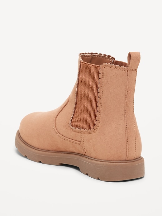 Image number 4 showing, Faux-Suede Chelsea Boots for Girls