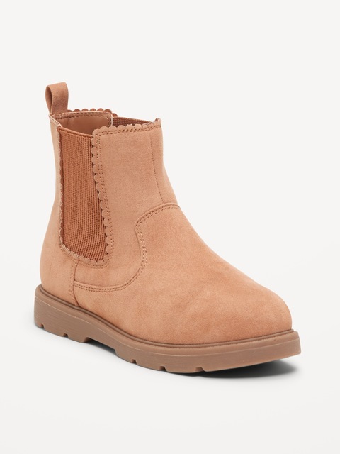 Faux-Suede Chelsea Boots for Girls