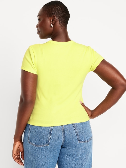 Image number 5 showing, Snug Crop T-Shirt