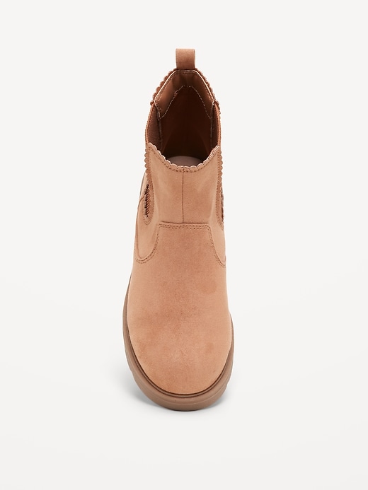 Image number 2 showing, Faux-Suede Chelsea Boots for Girls