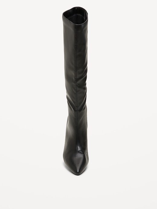 Image number 2 showing, Tall Kitten Heel Boots for Women