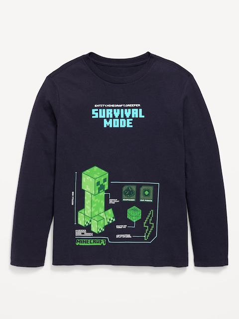 Minecraft™ Gender-Neutral Graphic T-Shirt for Kids