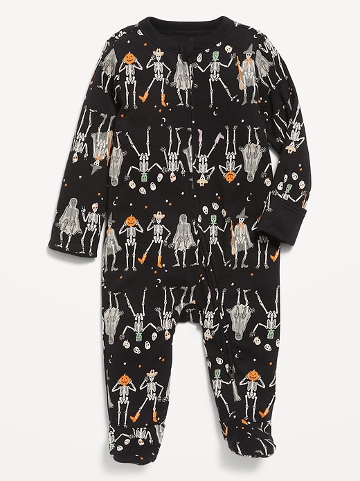 View large product image 1 of 3. 2-Way-Zip Sleep & Play Footed One-Piece for Baby