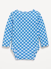 L'image numéro 2 présente Cache-couche henley à manches longues et à motif pour bébé