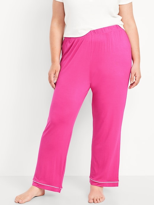 L'image numéro 7 présente Pantalon en tricot de jersey Grasse matinée