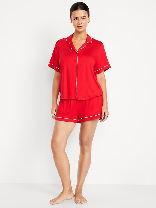 L'image numéro 5 présente Ensemble short en tricot de jersey Grasse matinée