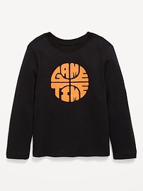 L'image numéro 1 présente T-shirt à manches longues à imprimé unisexe pour tout-petit