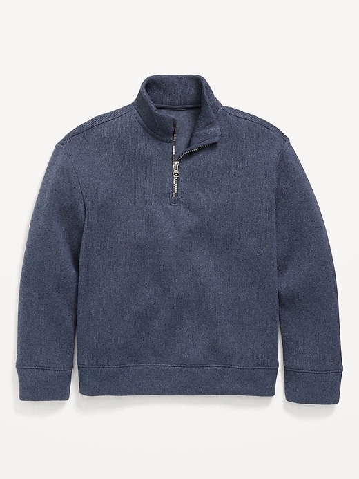Image number 1 showing, Sweater-Fleece Quarter-Zip for Boys