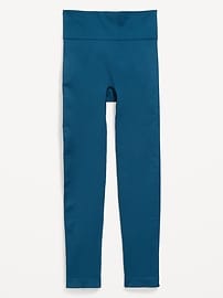 L'image numéro 1 présente Legging performance PowerSoft ajusté sans coutures à taille haute longueur 7/8 pour fille