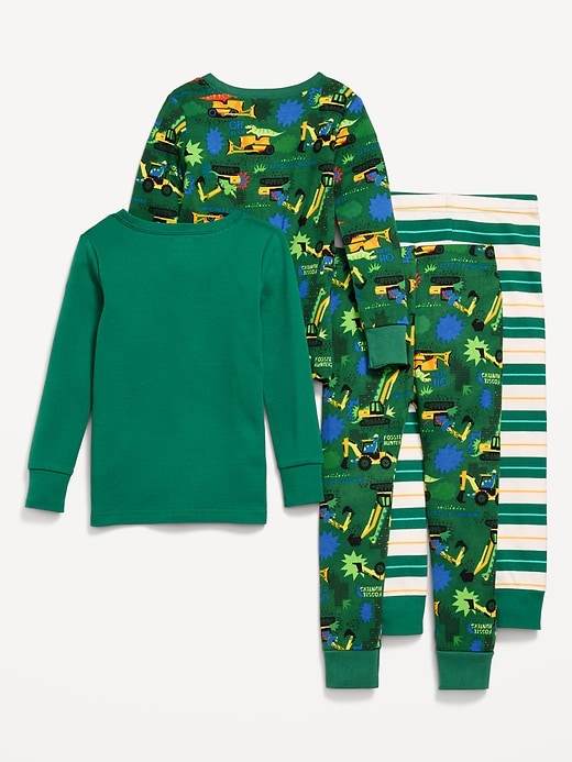 Image number 2 showing, Snug-Fit Graphic Pajama 4-Piece for Toddler & Baby