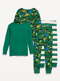 Image number 2 showing, Snug-Fit Graphic Pajama 4-Piece for Toddler & Baby