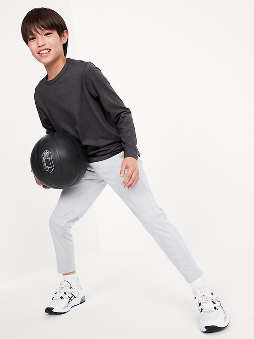 Image number 1 showing, CloudMotion Long-Sleeve Performance T-Shirt for Boys