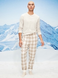 Image number 1 showing, Flannel Pajama Joggers for Men