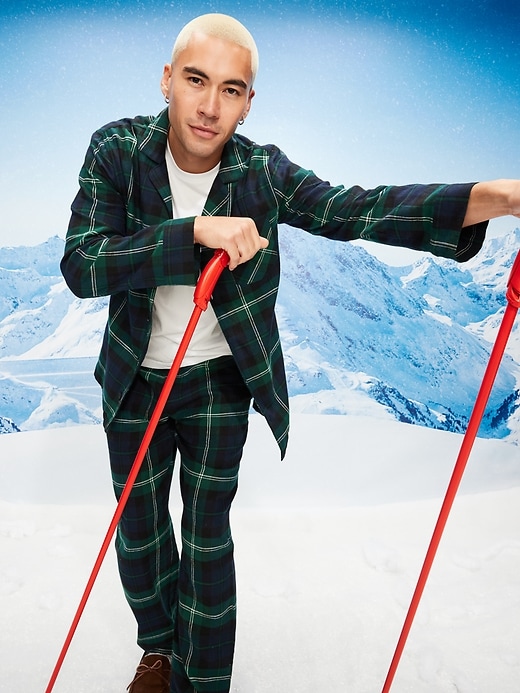 Image number 3 showing, Plaid Flannel Pajama Set for Men