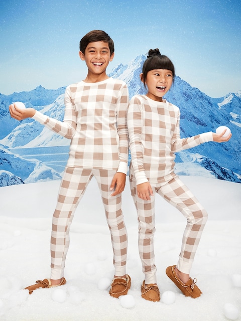 Pyjama ajusté à motif pour fille
