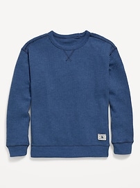 Image number 1 showing, Long-Sleeve Thermal-Knit T-Shirt for Boys