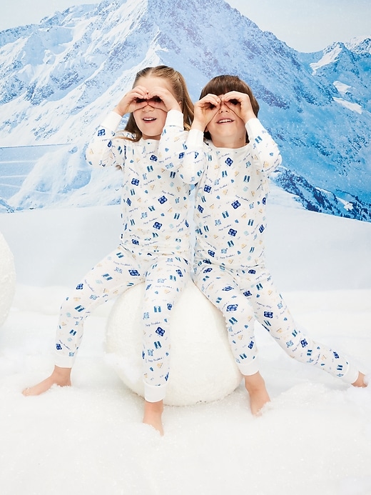 Image number 1 showing, Printed Snug-Fit Pajama Set for Toddler & Baby