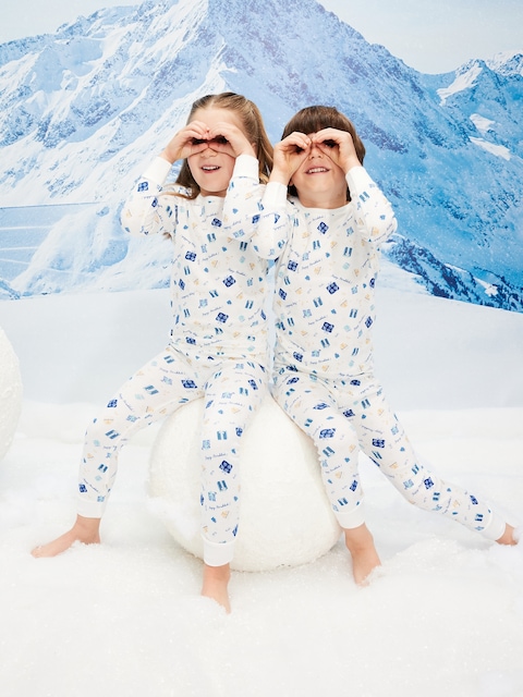 Printed Snug-Fit Pajama Set for Toddler & Baby - Hanukkah (Match The Fam!)