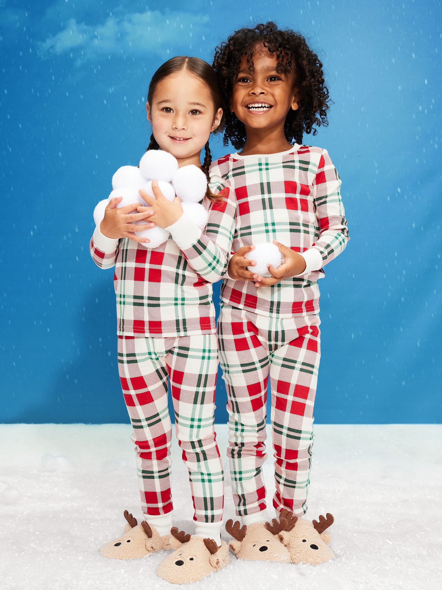 Printed Snug-Fit Pajama Set for Toddler & Baby