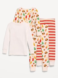 L'image numéro 2 présente Pyjama 4 pièces ajusté à imprimé pour Tout-petit et Bébé