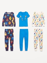 Image number 2 showing, Snug-Fit Graphic Pajama 6-Piece for Toddler & Baby
