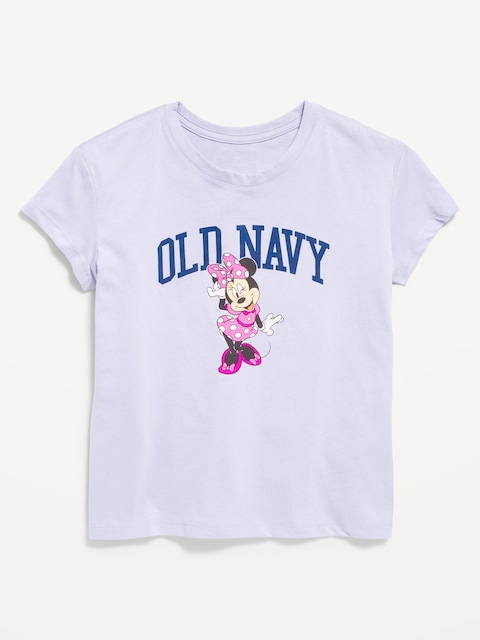 T-shirt à logo imprimé Minnie Mouse de Disney© pour fille - Phosphorescent