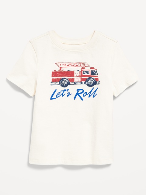 T-shirt imprimé à manches courtes pour tout-petit garçon