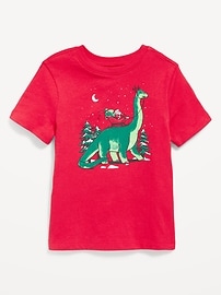 Image number 1 showing, Short-Sleeve Unisex Graphic T-Shirt for Toddler